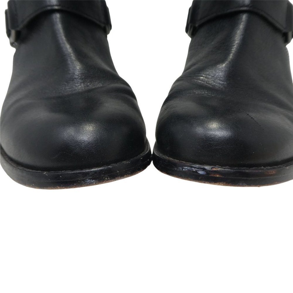 Coach Natale Riding Boots Womens 7.5 Black Leather Pull On Meghan Markle - Picture 8 of 12
